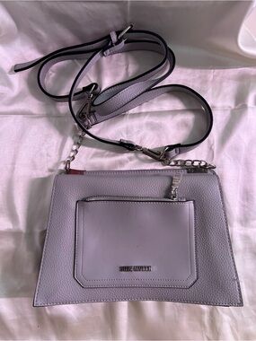 Steve Madden Lavender/Gray Pebbled Crossbody Bag